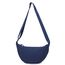 GoPaw Damen Halbmond Crossbody Schultertasche, Hobo Halfmoon Bag, Nylon Crossbody Bag Damen Halbmond Schultertasche mit verstellbarer Schultergurt, Einfarbige(Dunkelblau)