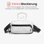 tomtoc X-Pac Bauchtasche für Herren Damen, 1,5 Liter Klein Travel Sling Bag Brusttasche Gürteltasche Schultertasche Umhängetasche mit RFID Schutz für Wandern Reise Alltag, Weiß