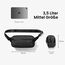 tomtoc X-Pac Sling Bag 3,5L für Nintendo Switch 2 – Leichte RFID-Schutz Schultertasche für Herren & Damen | Anti-Diebstahl & Wasserabweisend Brusttasche für Reise, Wandern, Alltag | Schwarz