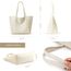 KALIDI Handtasche Damen Shopper Tasche Tote Bag PU Leder Große Schultertasche mit Reißverschluss für Arbeit,Einkauf，Schule