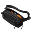 tomtoc X-Pac Bauchtasche für Herren Damen, 1,5 Liter Klein Travel Sling Bag Brusttasche Gürteltasche Schultertasche Umhängetasche mit RFID Schutz für Wandern Reise Alltag, Schwarz