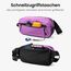 tomtoc X-Pac Sling Bag 3,5L für Nintendo Switch 2 – Leichte RFID-Schutz Schultertasche für Herren & Damen | Anti-Diebstahl & Wasserabweisend Brusttasche für Reise, Wandern, Alltag | Lila