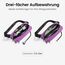 tomtoc X-Pac Sling Bag 3,5L für Nintendo Switch 2 – Leichte RFID-Schutz Schultertasche für Herren & Damen | Anti-Diebstahl & Wasserabweisend Brusttasche für Reise, Wandern, Alltag | Lila