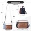 MUIIKOLA umhängetasche damen，umhängetasche mittelgroß tasche umhängetasche,damen leder，Weich Breiter Gurt