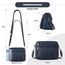 MUIIKOLA umhängetasche damen，umhängetasche mittelgroß tasche umhängetasche,damen leder，Weich Breiter Gurt