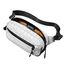 tomtoc X-Pac Bauchtasche für Herren Damen, 1,5 Liter Klein Travel Sling Bag Brusttasche Gürteltasche Schultertasche Umhängetasche mit RFID Schutz für Wandern Reise Alltag, Weiß