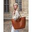 KALIDI Handtasche Damen Shopper Tasche Tote Bag PU Leder Große Schultertasche mit Reißverschluss für Arbeit,Einkauf，Schule