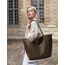 KALIDI Handtasche Damen Shopper Tasche Tote Bag PU Leder Große Schultertasche mit Reißverschluss für Arbeit,Einkauf，Schule