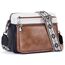 MUIIKOLA umhängetasche damen，umhängetasche mittelgroß tasche umhängetasche,damen leder，Weich Breiter Gurt