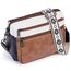 MUIIKOLA umhängetasche damen，umhängetasche mittelgroß tasche umhängetasche,damen leder，Weich Breiter Gurt