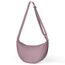 Aucuu Halbmond Crossbody Schultertasche für Damen, Klein mit Verstellbarer Schultergurt, Hobo Halfmoon Bag Einfarbige Messenger Bag für Reisen