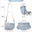 Roulens Kleine Damen Umhängetaschen,Elegant Bauchtasche Damen,Umhängetasche aus Veganes Leder,Crossbody Bag Damen,RFID Blockierung Kartenschlitz Brusttasche mit Verstellbar Abnehmbar Breiter Gurt
