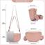 Roulens Kleine Damen Umhängetaschen,Elegant Bauchtasche Damen,Umhängetasche aus Veganes Leder,Crossbody Bag Damen,RFID Blockierung Kartenschlitz Brusttasche mit Verstellbar Abnehmbar Breiter Gurt