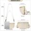 Roulens Kleine Damen Umhängetaschen,Elegant Bauchtasche Damen,Umhängetasche aus Veganes Leder,Crossbody Bag Damen,RFID Blockierung Kartenschlitz Brusttasche mit Verstellbar Abnehmbar Breiter Gurt