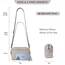 Roulens Damen Handy Umhängetasche,Veganem Leder Crossbody Schultertasche,Breiter Riemen Abendtasche mit drei Reißverschlussfächern Handtaschemit mit Kartenschlitz Verstellbar Abnehmbar Schultergurt