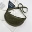 Aucuu Damen Halbmond Crossbody Umhängetasche Klein mit Verstellbarem Schultergurt - Hobo Halfmoon Bag Einfarbige Messenger Bag für Damen Reisen