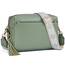 Roulens Damen Handy Umhängetasche,Veganem Leder Crossbody Schultertasche,Breiter Riemen Abendtasche mit drei Reißverschlussfächern Handtaschemit mit Kartenschlitz Verstellbar Abnehmbar Schultergurt
