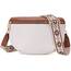Roulens Kleine Damen Umhängetaschen,Elegant Bauchtasche Damen,Umhängetasche aus Veganes Leder,Crossbody Bag Damen,RFID Blockierung Kartenschlitz Brusttasche mit Verstellbar Abnehmbar Breiter Gurt
