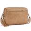 Roulens Damen Handy Umhängetasche,Veganem Leder Crossbody Schultertasche,Breiter Riemen Abendtasche mit drei Reißverschlussfächern Handtaschemit mit Kartenschlitz Verstellbar Abnehmbar Schultergurt