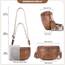 Roulens Kleine Damen Umhängetaschen,Elegant Bauchtasche Damen,Umhängetasche aus Veganes Leder,Crossbody Bag Damen,RFID Blockierung Kartenschlitz Brusttasche mit Verstellbar Abnehmbar Breiter Gurt