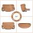 Roulens Kleine Damen Umhängetaschen,Elegant Bauchtasche Damen,Umhängetasche aus Veganes Leder,Crossbody Bag Damen,RFID Blockierung Kartenschlitz Brusttasche mit Verstellbar Abnehmbar Breiter Gurt