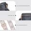Roulens Kleine Damen Umhängetaschen,Elegant Bauchtasche Damen,Umhängetasche aus Veganes Leder,Crossbody Bag Damen,RFID Blockierung Kartenschlitz Brusttasche mit Verstellbar Abnehmbar Breiter Gurt