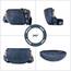 Roulens Kleine Damen Umhängetaschen,Elegant Bauchtasche Damen,Umhängetasche aus Veganes Leder,Crossbody Bag Damen,RFID Blockierung Kartenschlitz Brusttasche mit Verstellbar Abnehmbar Breiter Gurt