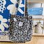 Bikasun Groß Umhängetasche Damen Cord Schultertasche Strandtasche Cord Tasche Crossbody Tasche Shopper Tote Bag Einkaufstasche Handtasche Shopper für Arbeit Einkaufen Schule Leopard Grau