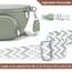 Rorimyth kleine Bauchtasche Damen Hellgrün umhängetasche Damen klein Veganes Leder gürteltasche Handtasche Crossbody Bag