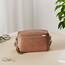 Roulens Damen Handy Umhängetasche,Veganem Leder Crossbody Schultertasche,Breiter Riemen Abendtasche mit drei Reißverschlussfächern Handtaschemit mit Kartenschlitz Verstellbar Abnehmbar Schultergurt