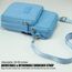 DuoLmi Kleine Umhängetasche für Damen, Universal-Tasche, Geldbörse, Handy, Geldbörse, leichte Taschen, Handtaschen, Mini-Umhängetasche, 012 Lightblue, Large
