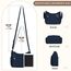 VOBUKE Umhängetasche Damen Mittelgroß Wasserdicht Nylon Crossbody Bag mit Vielen Fächern Leichte Schultertasche Verstellbarer Breitem Freizeit Kleine Messenger Bag für Einkaufen, Reisen