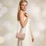 Miss Lulu Damen Umschlag Rosa Clutch Elegant Abendtasche Brauttasche Umschlag Clutch Tasche Handtasche mit Kette für Hochzeit Party Prom