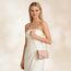 Miss Lulu Damen Umschlag Rosa Clutch Elegant Abendtasche Brauttasche Umschlag Clutch Tasche Handtasche mit Kette für Hochzeit Party Prom