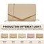 Miss Lulu Damen Umschlag Clutch Elegant Abendtasche Brauttasche Umschlag Clutch Tasche Handtasche mit Kette für Hochzeit Party Prom Helles Khaki