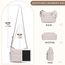 VOBUKE Umhängetasche Damen Mittelgroß Wasserdicht Nylon Crossbody Bag mit Vielen Fächern Leichte Schultertasche Verstellbarer Breitem Freizeit Kleine Messenger Bag für Einkaufen, Reisen