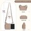 VOBUKE Umhängetasche Damen Mittelgroß Wasserdicht Nylon Crossbody Bag mit Vielen Fächern Leichte Schultertasche Verstellbarer Breitem Freizeit Kleine Messenger Bag für Einkaufen, Reisen