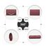 Miss Lulu Damen Umschlag Clutch Elegant Abendtasche Brauttasche Umschlag Clutch Tasche Handtasche mit Kette für Hochzeit Party Prom Rot