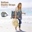 Lekespring Strandtasche Damen Groß mit Reißverschluss, Vielseitiger Damen Shopper Badetasche Saunatasche Reisetasche Tote Bag für Strand Reisen Einkaufen Sport u.Arbeit (Blauer Dschungel)