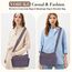 VOBUKE Umhängetasche Damen Mittelgroß Wasserdicht Nylon Crossbody Bag mit Vielen Fächern Leichte Schultertasche Verstellbarer Breitem Freizeit Kleine Messenger Bag für Einkaufen, Reisen