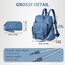 Leathario Rucksakck Damen Set Wasserdicht,Veganes Leder Cityrucksack,Rucksackhandtasche Mittelgroß, Diebstahlsich Tagesrucksack für Büro,Pendeln,Arbeit,Leicht Elegant Backpack Women Groß für Reise