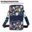 DuoLmi Umhängetasche Damen Klein, Crossbody Tasche für Damen, Nylon Handy Mini-Tasche Kleine Schultertasche Multifunktionale Handytasche, Handytasche zum Umhängen Damen