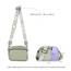 TANTOMI Umhängetasche Damen Klein, Crossbody Bag Damen Handytasche zum Umhängen, Moderne Handtasche Damen Klein mit Breitem Schultergurt, Damen Tasche Tägliches Arbeiten, Einkaufen,Reisen