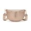 Vezluax 30x20cm umhängetasche Damen Bauchtasche Damen Groß Vegan Leder Crossbody Bag stylisch Muttertags geschenke für frauen mit breitem Gurt Pearl Gold (Shiny Effect)