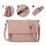 Gladdon Umhängetasche damen,Schultertasche mit Reißverschluss, Crossbody Tasche, Leder Handtasche Klein, Daypack…