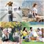 LOVEVOOK Rucksack Damen Klein, Wasserdicht Cityrucksack Handtasche 2 in 1, Mini Tasche Daypack Backpack Women Elegant für Freizeit Schule Reisen Arbeit, Grau Blau