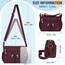 TEUEN Crossbody Bag Damen Große Kapazität Wasserdicht Nylon Umhängetasche Damen Mittelgroß, Casual Handtasche & Leichte Schultertasche Gross Messenger Bag mit Vielen Fächern