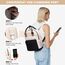 LOVEVOOK 13,3 Zoll Rucksack Damen Klein, Wasserdicht Cityrucksack Handtasche 2 in 1, Mini Tasche Daypack Backpack Women Elegant für Freizeit Schule Reisen Arbeit, Schwarz Beige