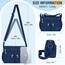 TEUEN Crossbody Bag Damen Große Kapazität Wasserdicht Nylon Umhängetasche Damen Mittelgroß, Casual Handtasche & Leichte Schultertasche Gross Messenger Bag mit Vielen Fächern
