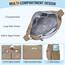 TEUEN Crossbody Bag Damen Große Kapazität Wasserdicht Nylon Umhängetasche Damen Mittelgroß, Casual Handtasche & Leichte Schultertasche Gross Messenger Bag mit Vielen Fächern